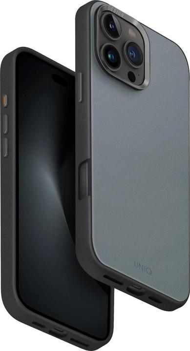 Actual product image Uniq Lyden DS iPhone 16 Pro Max 6.9" Magclick Charging case blue-black/washed blue-black (Apple iPhone 16 Pro Max)