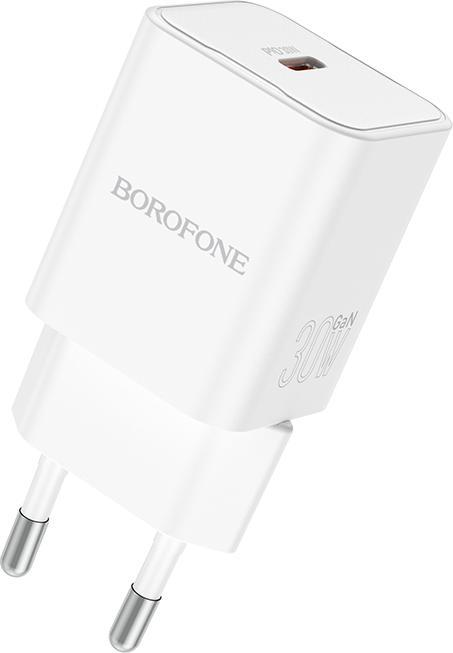 Borofone Netzladegerät BN13 Safety GaN - Typ C - PD 30W weiss (30 W)