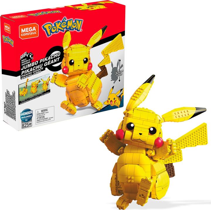 Image du produit Mega Construx Pokémon Pikachu Géant - Briques de construction - Dès 8 ans