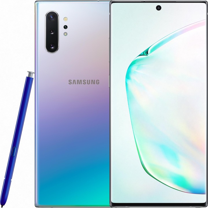 Produktbild Samsung Galaxy Note 10+ Anniversary Bundle (256 GB, Aura Glow, 6.80", Hybrid Dual SIM, 16 Mpx, 4G)