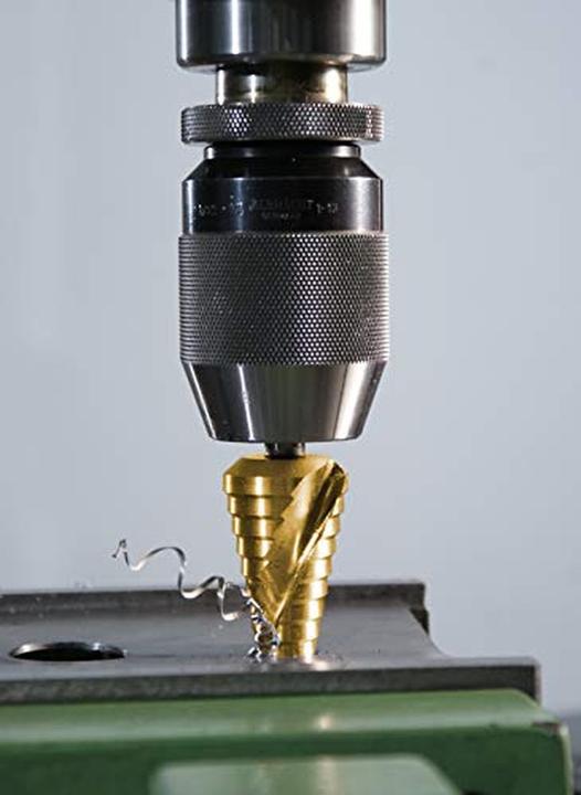 Actual product image Exact HSS step drill set 3 pieces 4 (4 - 12, 4 - 20, 6 - 30)