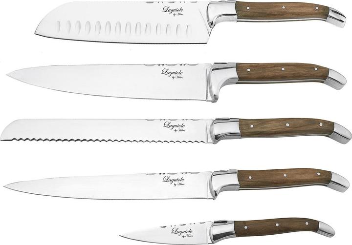 Produktbild Haws Laguiole Messerset mit Magnetblock 5teilig