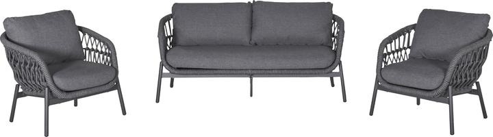 Actual product image LC Garden Bari Living Set Aluminium/Rope incl. Olefin cushions