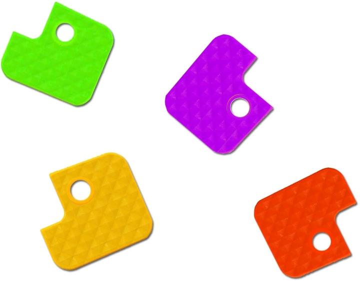 Immagine prodotto Wedo Tappi a chiave quadrati, espositore da 200 pezzi in plastica flessibile, dimensioni del prodotto: