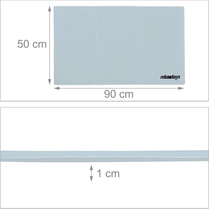 Actual product image Relaxdays Dog Cooling Mat, Grey (Dog)