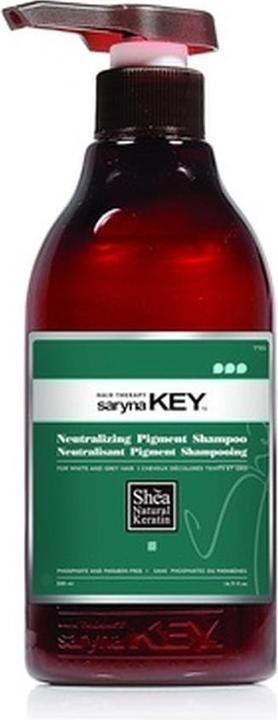 Produktbild Saryna Key Pure African Shea Unique Pro - Neutralizing Pigment Shampoo 500Ml / 16.9 Fl.Oz * (500 ml, Flüssiges Shampoo)