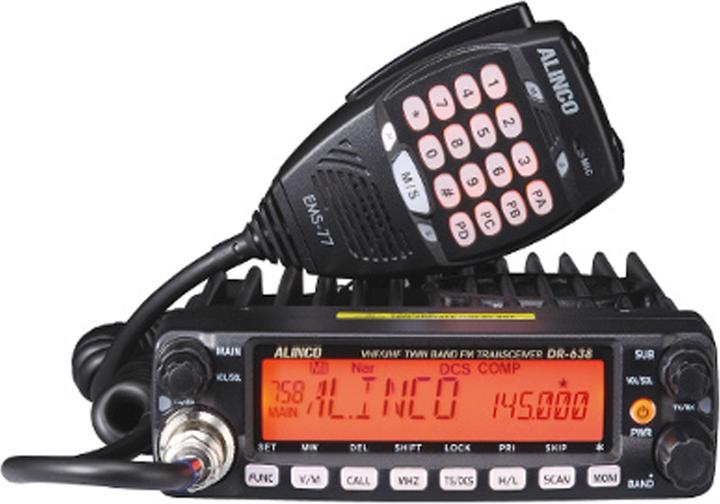 Produktbild Alinco VHF/UHF-Radio PNI DR-638HE Dualband 144-146 MHz/430-440 MHz für Funkamateure