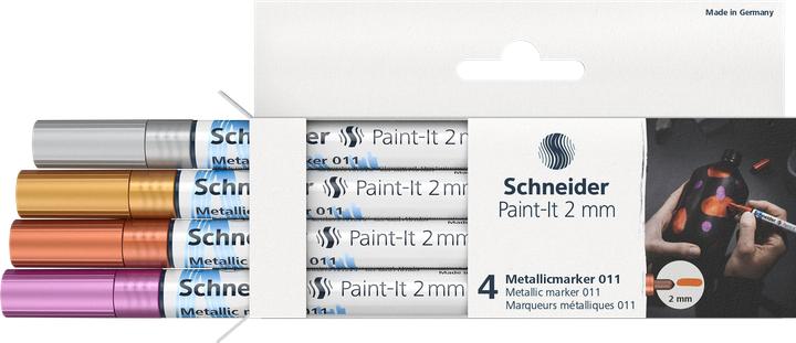 Image du produit Schneider Marqueur métallique Paint-It 011 2mm 4er Set 1 (4x)