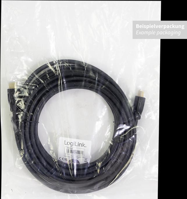 Produktbild LogiLink HDMI (Typ A) — HDMI (Typ A) (2 m, HDMI)