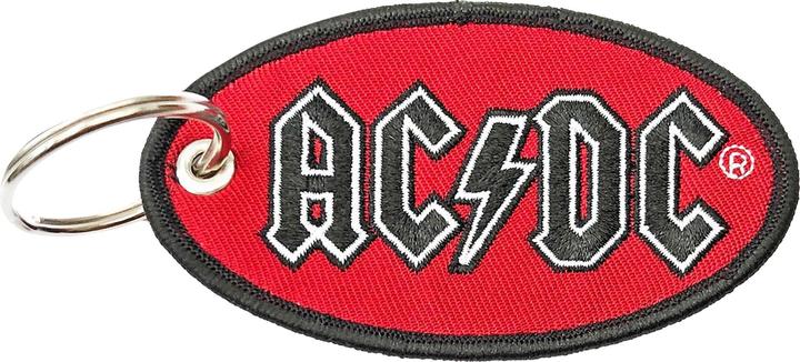 Actual product image AC/DC Oval Logo Keyring
