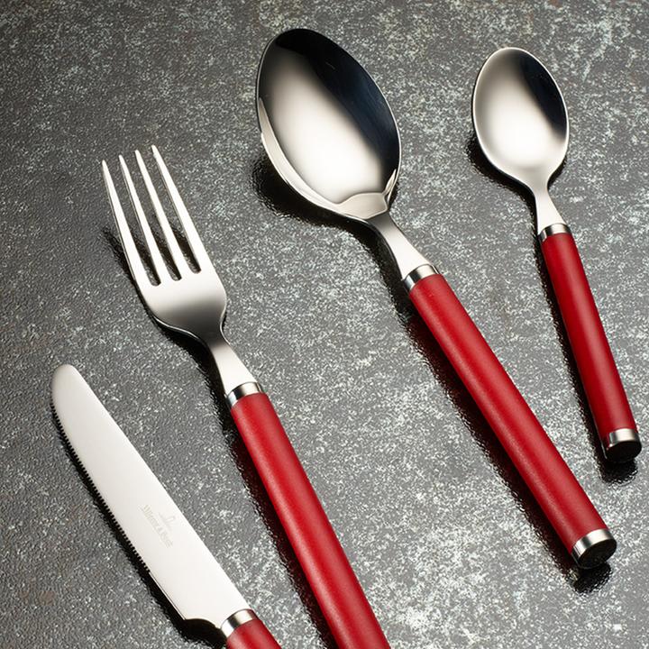 Actual product image Villeroy & Boch Cutlery set 30pcs Play! red roses (30 pcs., Cutlery set)