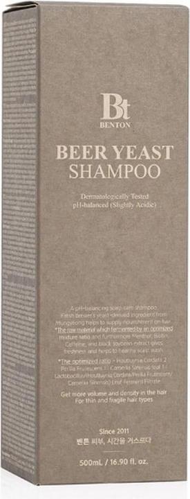 Actual product image Benton Beer yeast shampoo (Liquid shampoo, 500 ml)