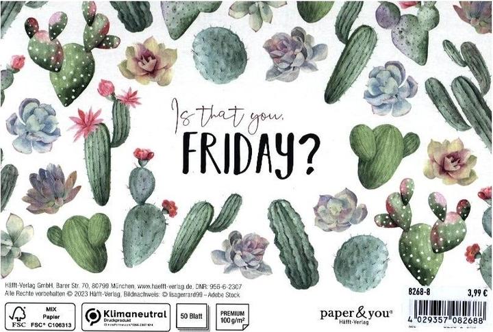 Produktbild paper & you Block A5 Wochenplan, sortiert (A5)