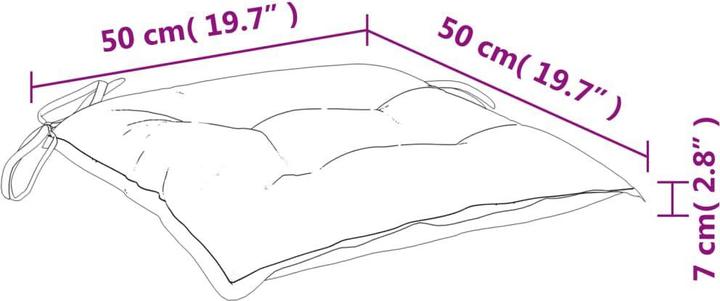 Produktbild vidaXL 10-tlg. Garten-Lounge-Set mit Kissen (50 x 50 cm)