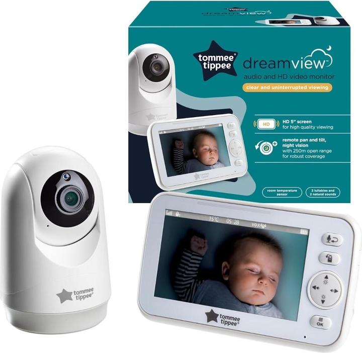 Actual product image Tommee Tippee Dreamview Audio HD Video Baby Monitor (Video & Audio, 250 m)