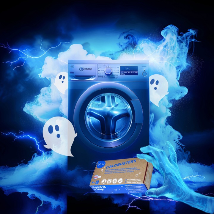 Actual product image bluu Calcbusters Washing machine cleaner and descaler (480 ml)