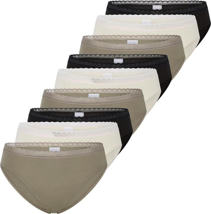 Produktbild Schiesser 9er Pack Modern Multipacks Rio Slip (40, L, 9er Pack)