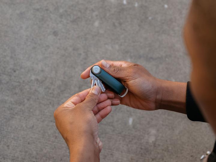 Produktbild Orbitkey Hybrid Leather Key Organiser - Pine Green