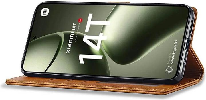 Produktbild LC.Imeeke Xiaomi 14T - Leder Etui Hülle (Xiaomi 14T)