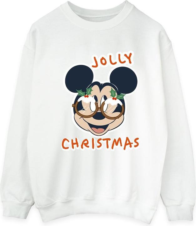 Produktbild Disney Mickey Mouse Jolly Christmas Glasses Sweatshirt (XXL)