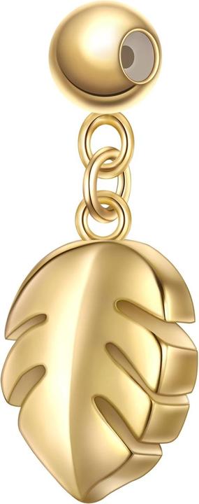 Immagine prodotto Glanzstücke München Ciondolo da donna a forma di foglia - 36890 (Argento)