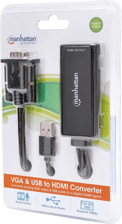 Produktbild Manhattan VGA zu (HDMI, 6.80 cm)