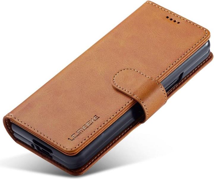 Produktbild Cover-Discount Galaxy Z Fold4 5G - Leder Etui Hülle beige (Samsung Galaxy Z Fold4)