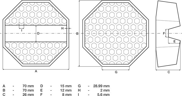 Actual product image BGS Rubber pad