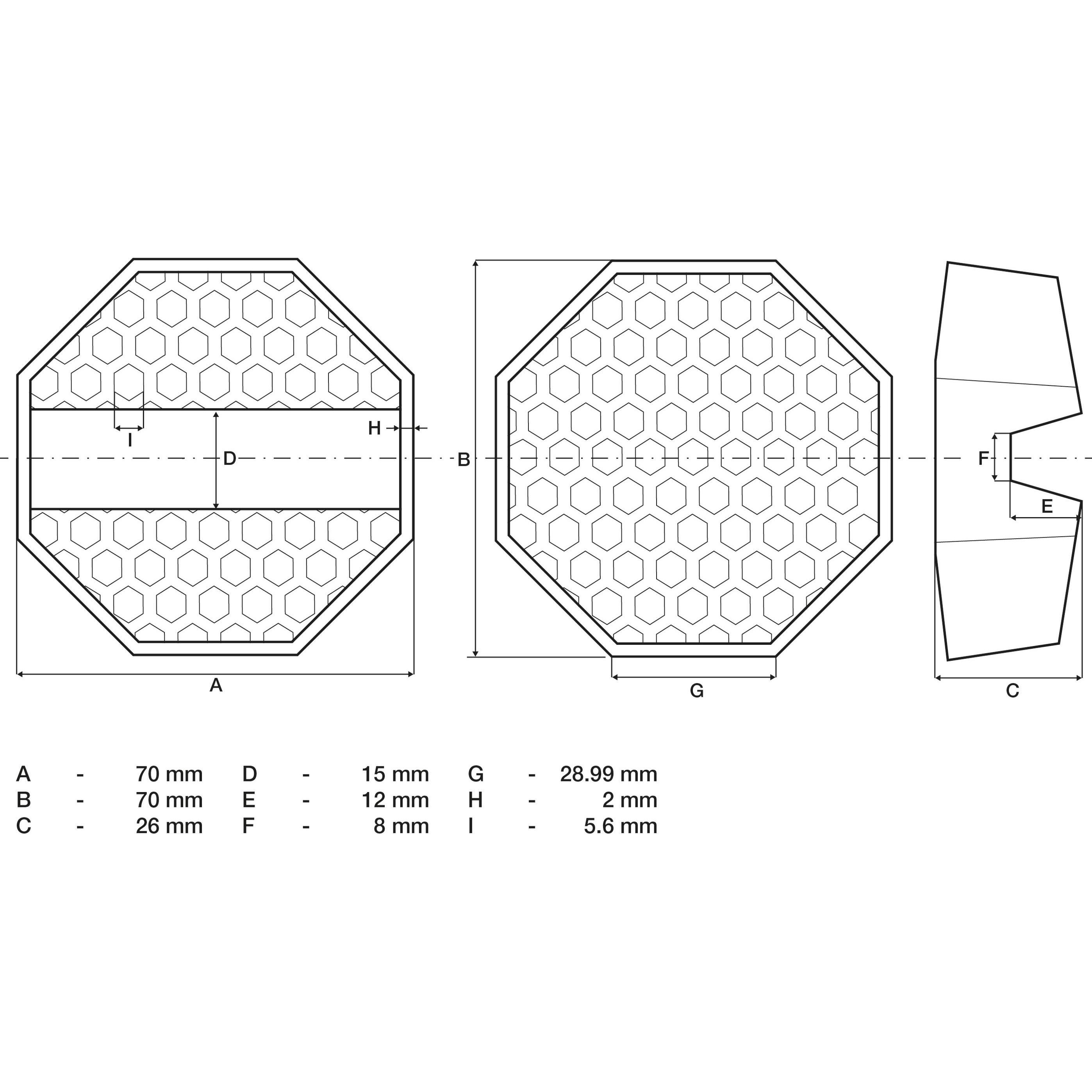 Thumbnail - BGS, Wagenheber, Gummiauflage für Wagenheber 70 x 70 x 26 mm