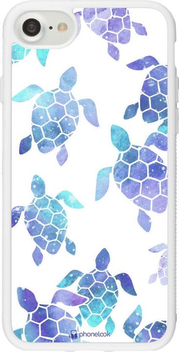 Actual product image PhoneLook Cover Silicone white Turtles pattern watercolor (Apple iPhone 7)