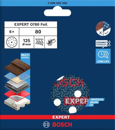 Actual product image Bosch Professional Schleifscheibe BOSCH 0780 ø125 K80 6Stk (80)