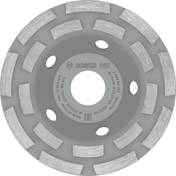 Actual product image Bosch Professional Zubehör Diamond Grinding Head Expert for Concrete Long Life. For concrete grinders