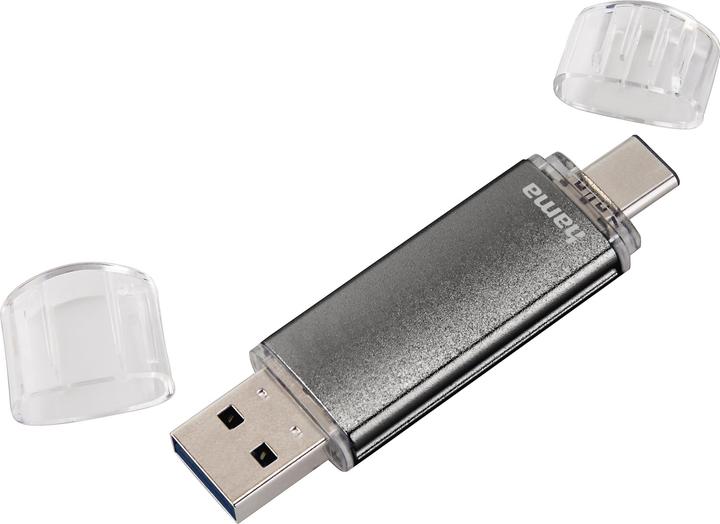Actual product image Hama Laeta Twin (64 GB, USB-A)