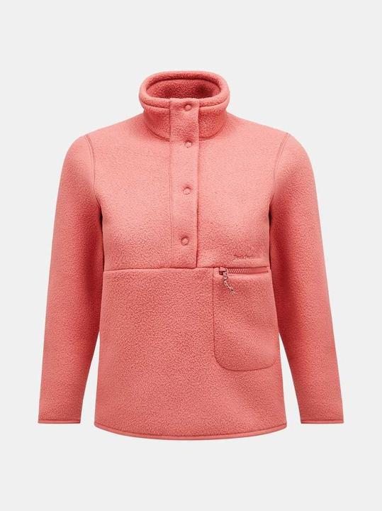 Actual product image Peak Performance Fleece-Sweatshirt mit Druckknopf (XL)