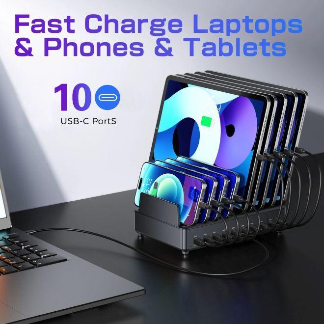 Produktbild MU Classic 300W 10-Port USB-C Ladestation (30 W, 10 Ports)