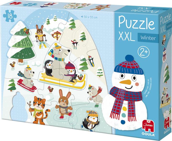Actual product image Goula Puzzle XXL Winter (18 pieces)