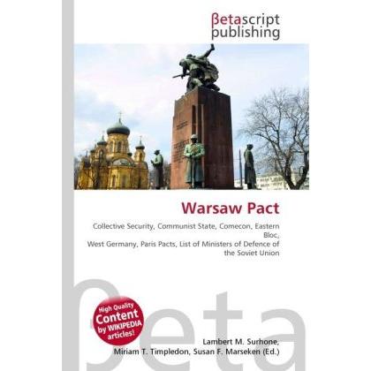 Thumbnail - Warsaw Pact, Fachbücher von Miriam T. Timpledon, Lambert M. Surhone, Susan F. Marseken