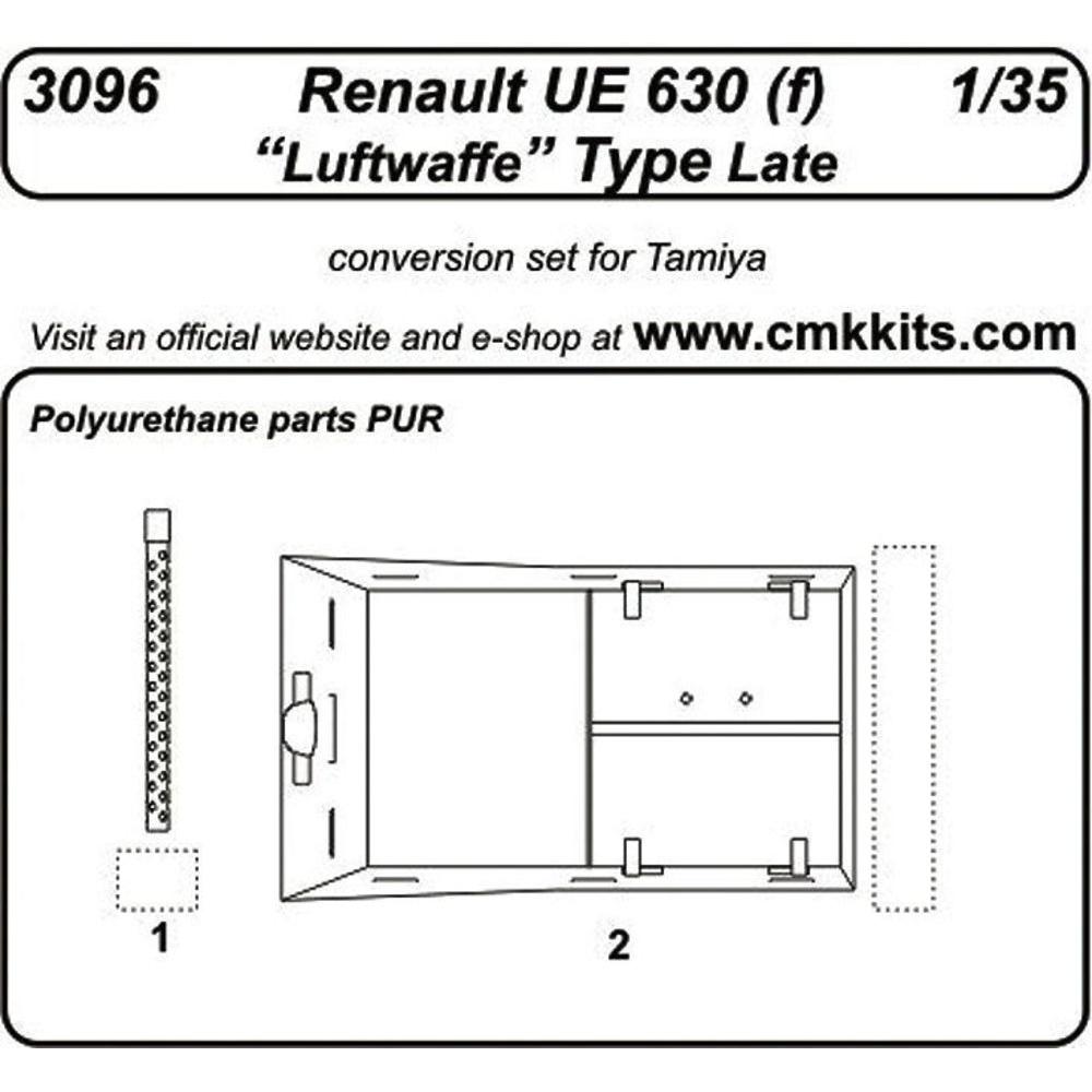 CMK Renault UE 630 (f) Luftwaffe Type Late für Tamiya Bausatz