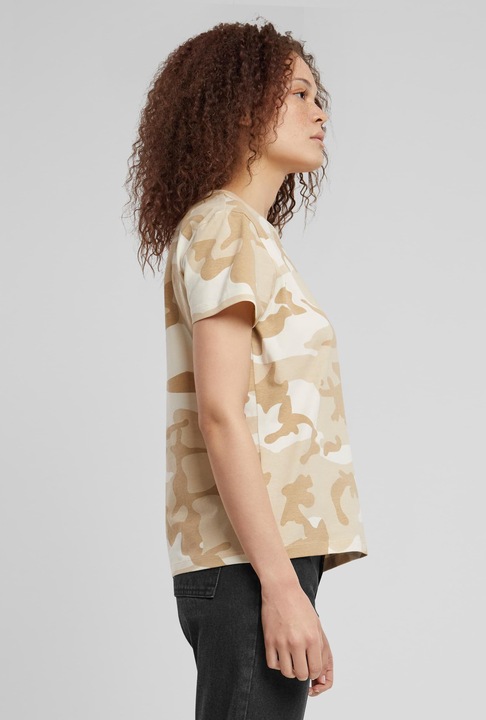 Actual product image Urban Classics Ladies Camo Regular Tee - 166869 (3XL)