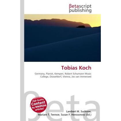 Tobias Koch, Fachbücher von Lambert M. Surhone, Miriam T. Timpledon, Susan F. Marseken