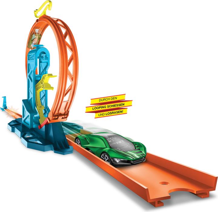 Image du produit Hot Wheels Coffret Lanceur et Looping Track Builder - Circuit Petite voiture - A partir de 6 ans