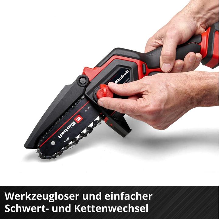 Actual product image Einhell Akku-Astkettens?ge GE-PS 18/15 Li Bag Kit (Battery chain saw)