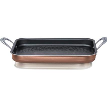 Pensofal Magnifiqa Diamond Pro Rectang Steak Griller 35x26 6916, Pfanne + Kochtopf, Silber