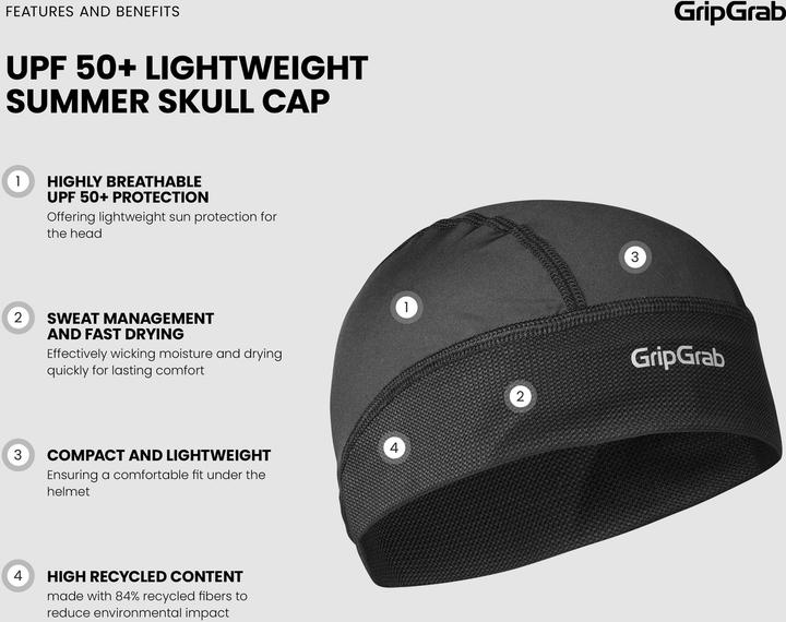 Immagine prodotto GripGrab UPF 50+ Lightweight Summer Skull Cap