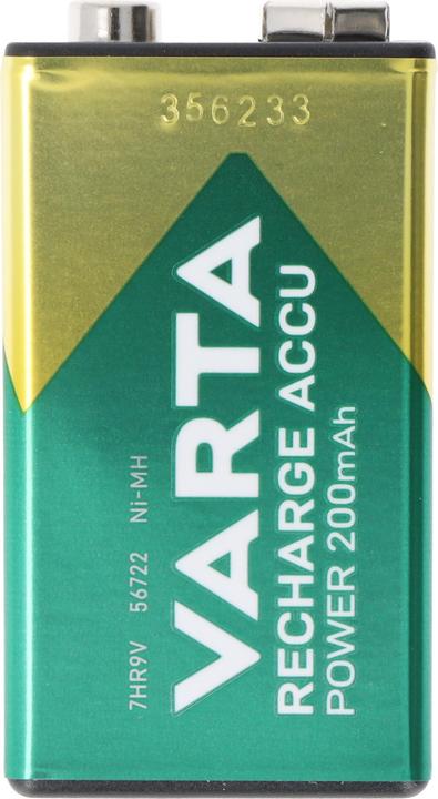 Produktbild Varta Recharge Accu Power (1 Stk., 9V Block, 200 mAh)