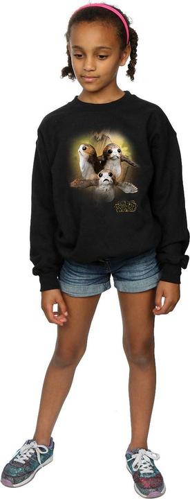 Produktbild Star Wars The Last Jedi Porgs Brushed Sweatshirt Mädchen (128)