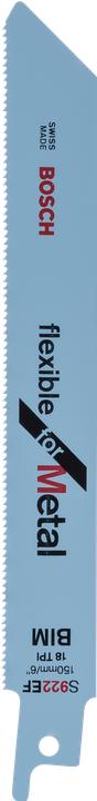 Image du produit Bosch Zubehör Lame de scie sabre bimétal, S 922