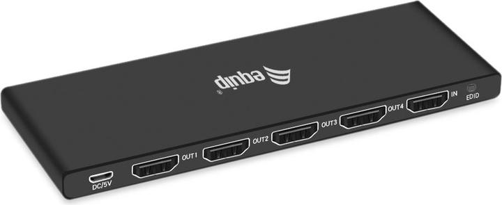 Image du produit equip HDMI Splitter 2.0 4 ports Ultra Slim 4K/60Hz noir