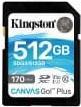Actual product image Kingston Canvas Go! Plus (512 GB, SDXC, U3, UHS-I)