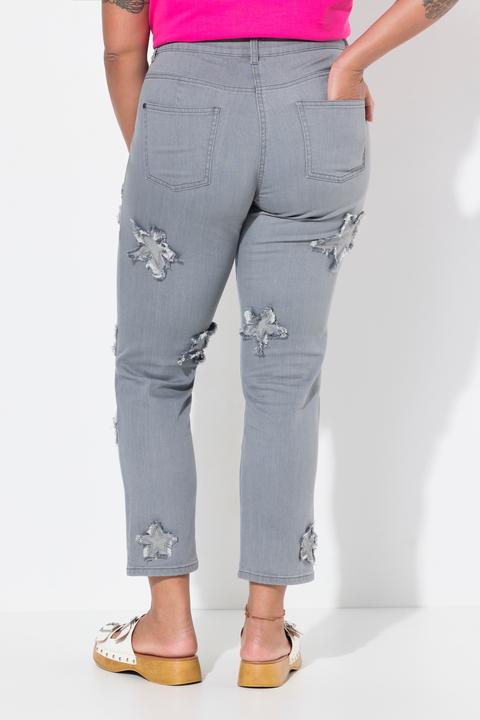 Produktbild Angel of Style Jeans, Straight Fit, Sterne, 5-Pocket (44)